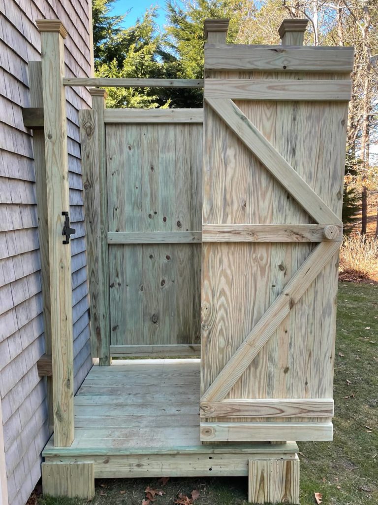 Outdoor shower